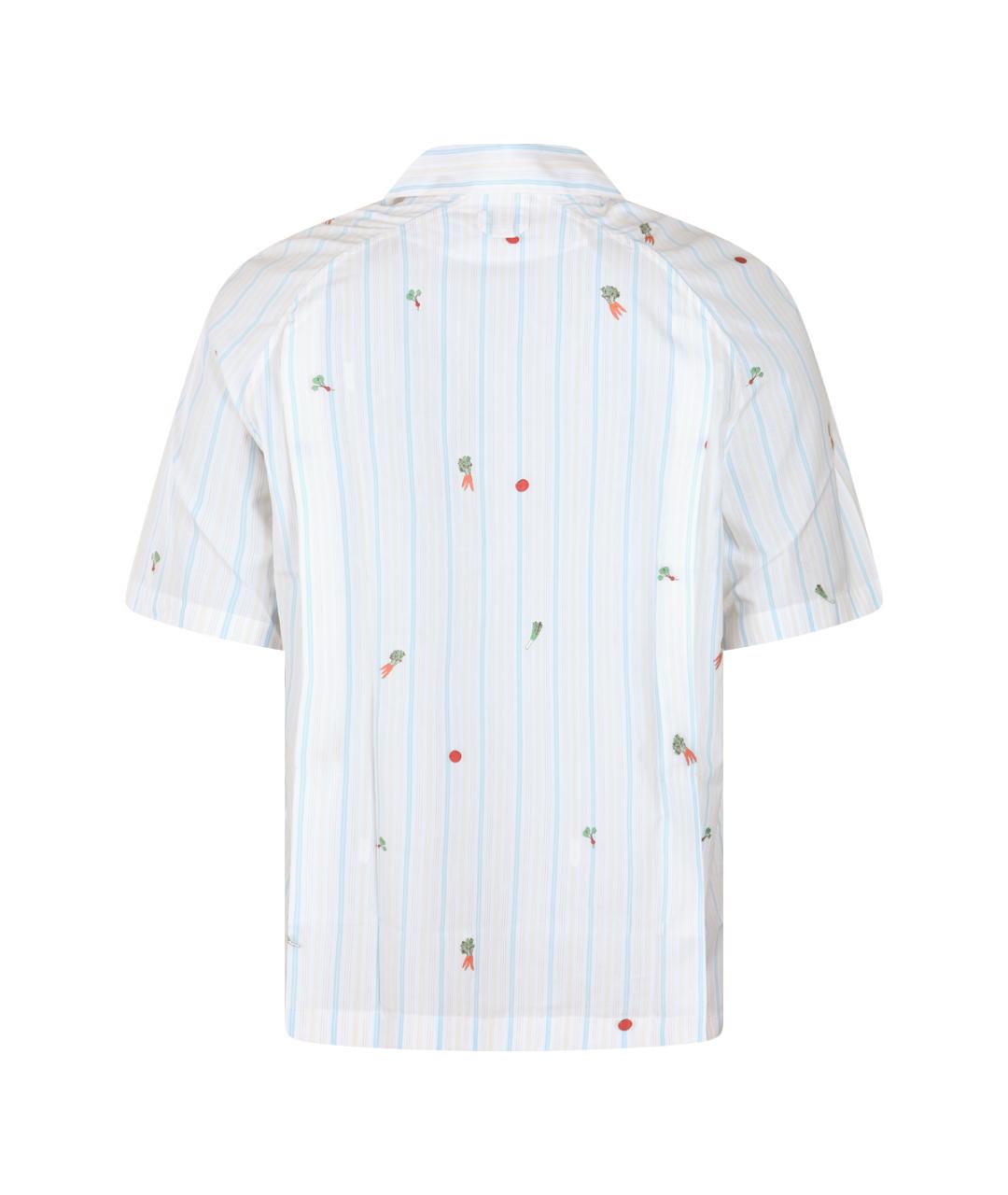 JACQUEMUS Белая хлопковая кэжуал рубашка, фото 2