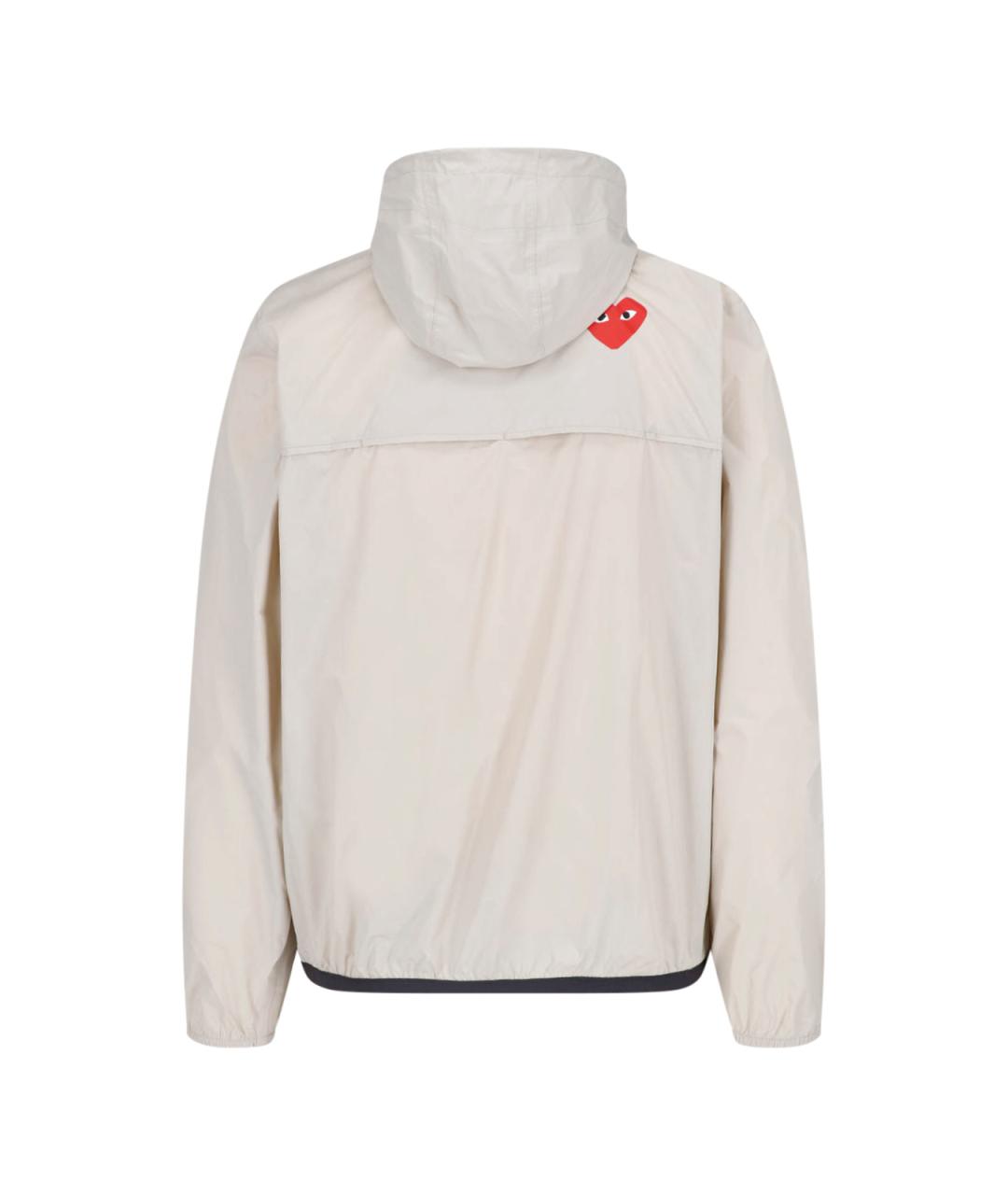 COMME DES GARÇONS PLAY Белая куртка, фото 2