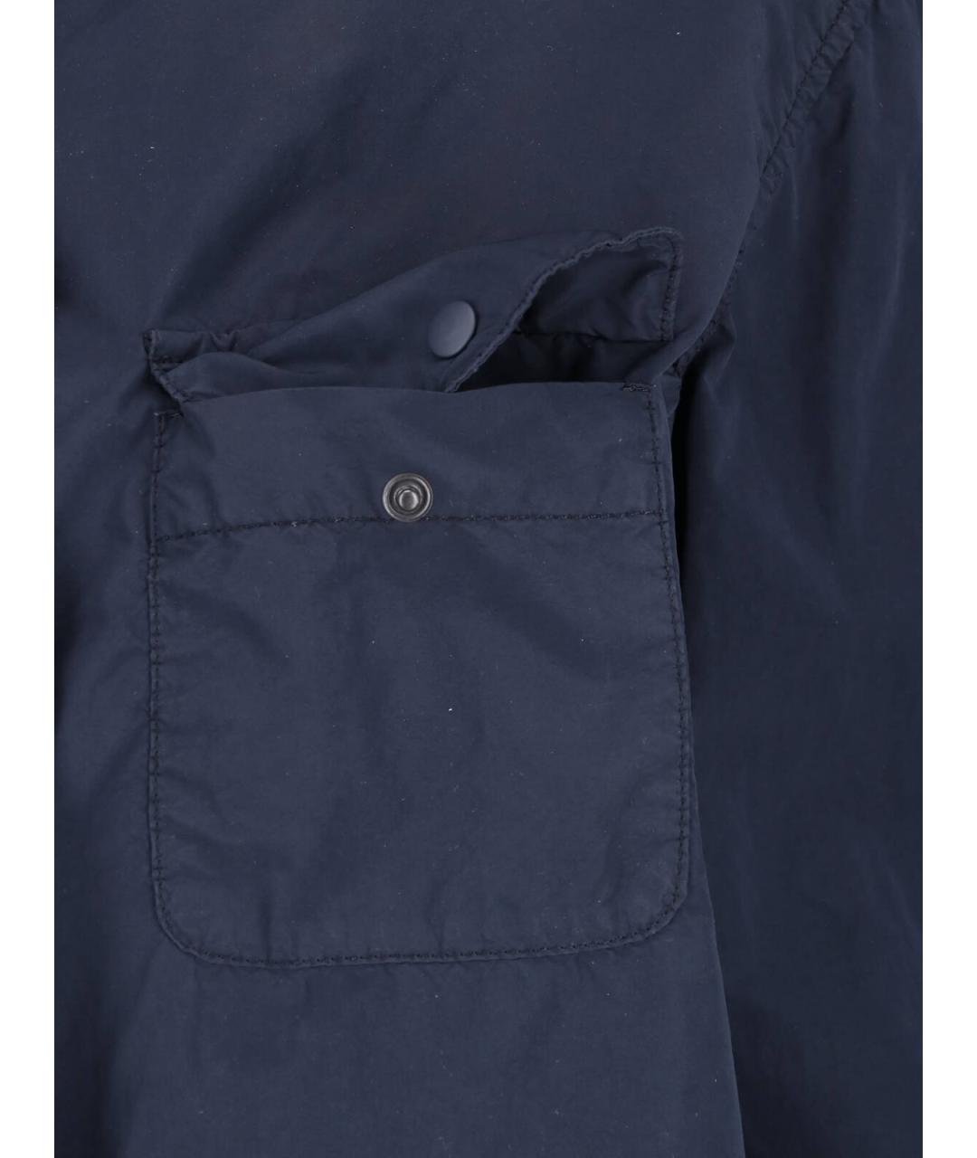 ASPESI Синяя полиэстеровая рубашка, фото 3