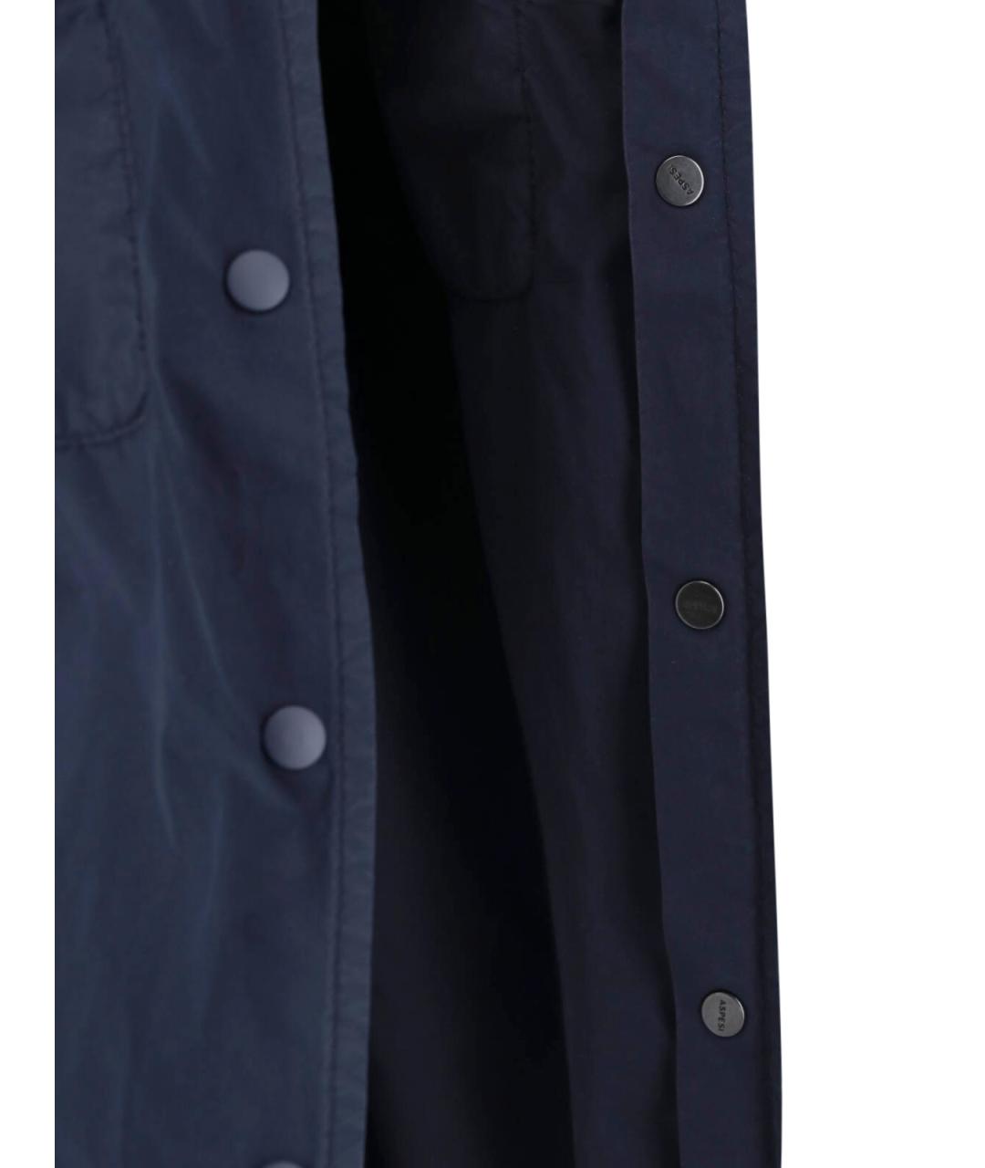 ASPESI Синяя полиэстеровая рубашка, фото 5