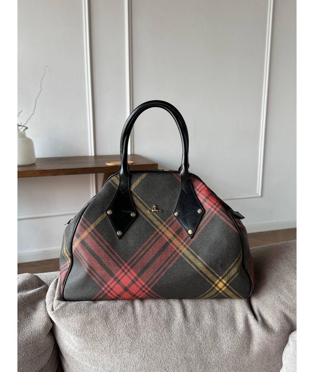 VIVIENNE WESTWOOD Серая сумка с короткими ручками, фото 8