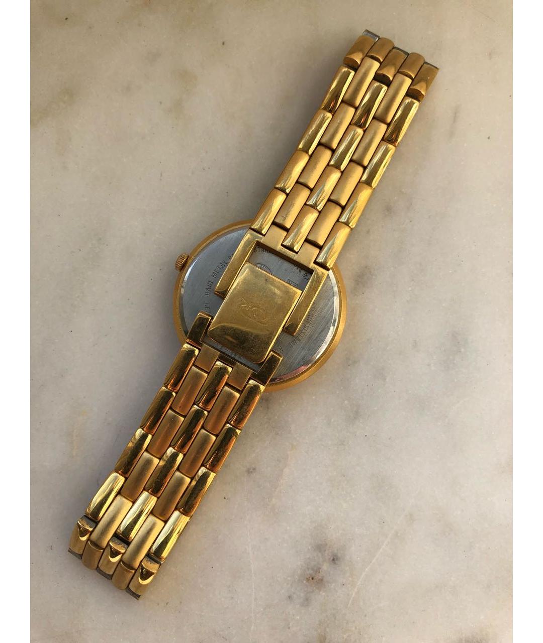 OSCAR DE LA RENTA Золотые металлические часы, фото 3