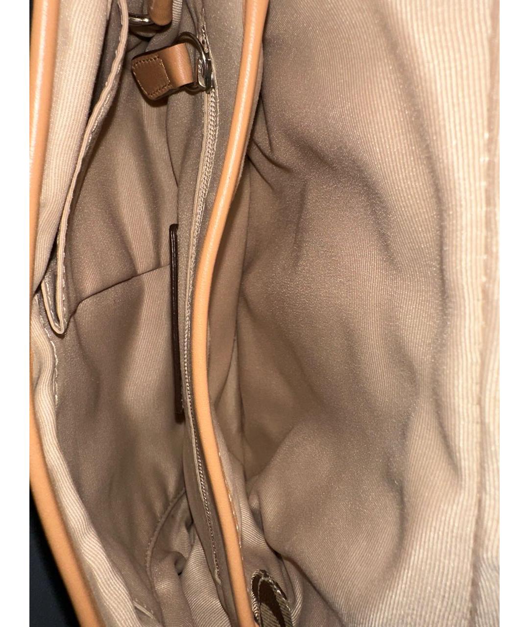 COACH Бежевая сумка через плечо, фото 8