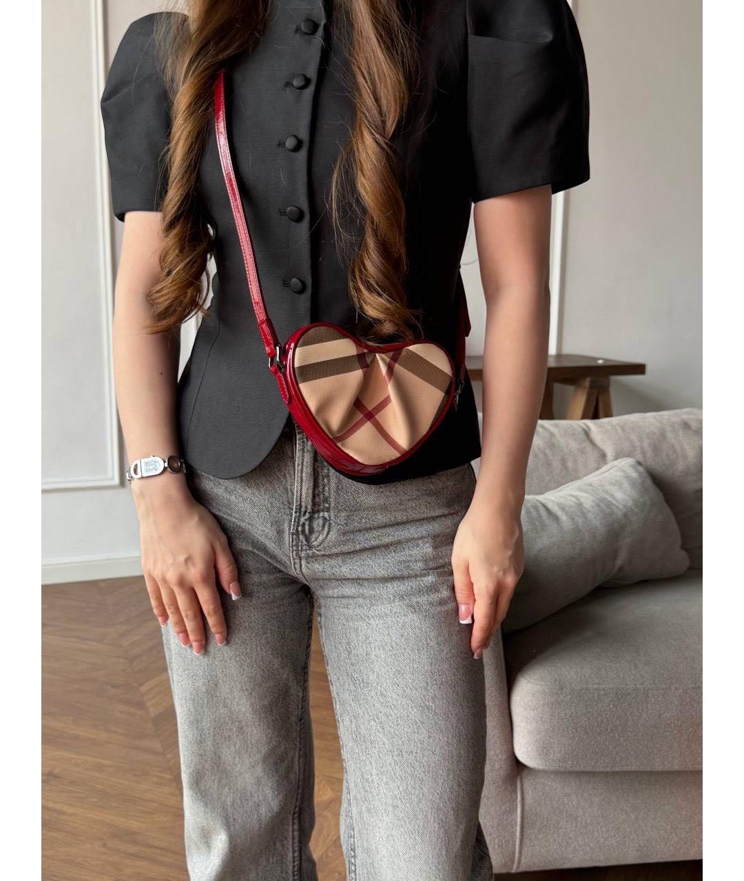 BURBERRY Бежевая сумка через плечо, фото 3