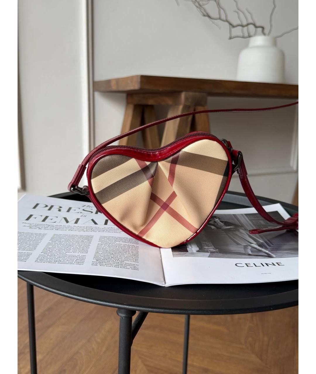 BURBERRY Бежевая сумка через плечо, фото 5