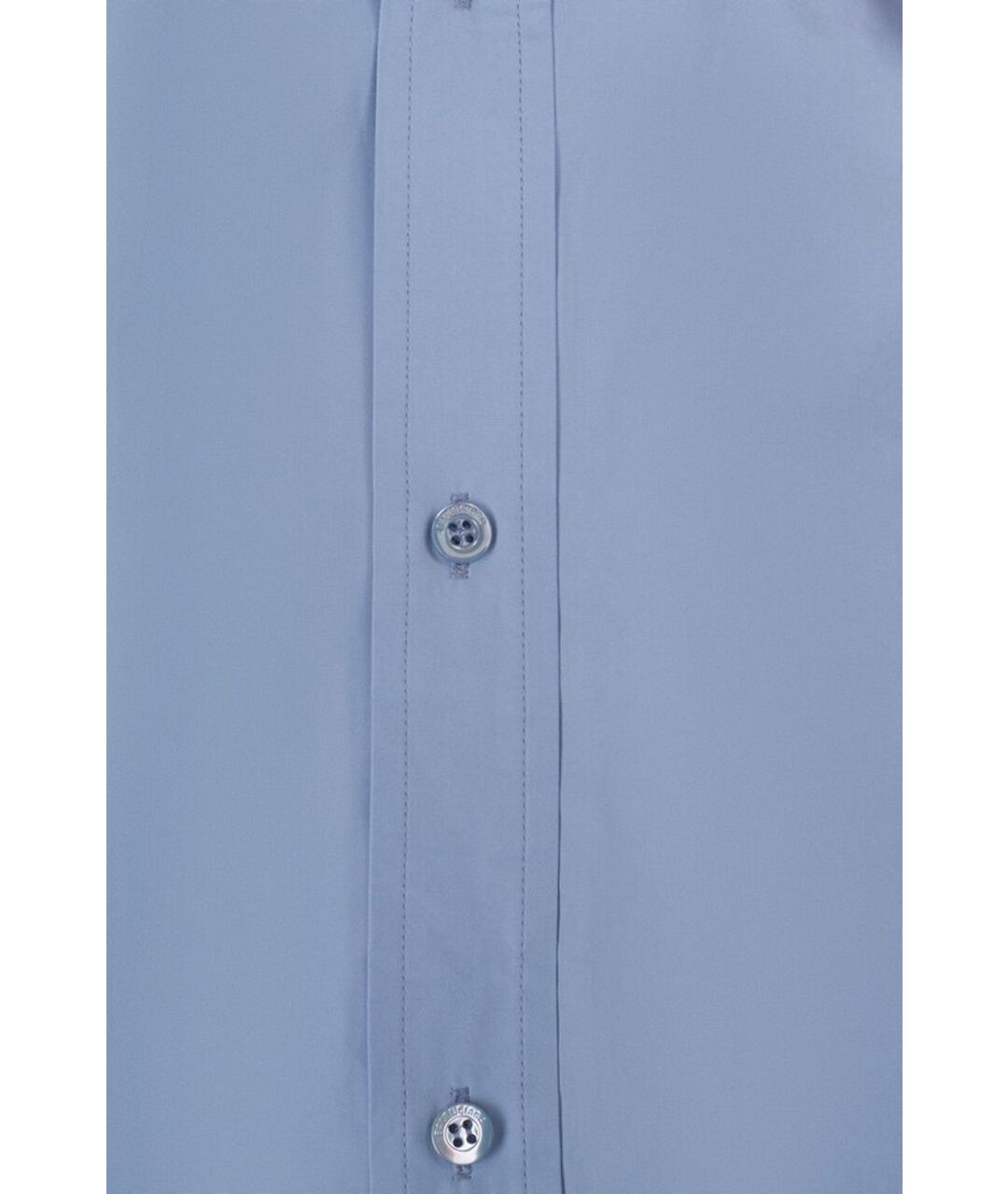 BALENCIAGA Голубая хлопковая классическая рубашка, фото 2