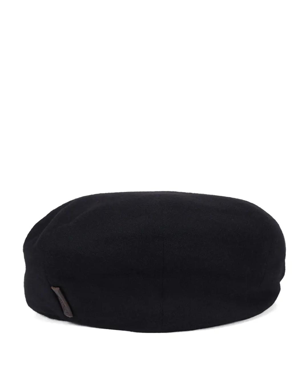 BORSALINO Черная кашемировая кепка/бейсболка, фото 2