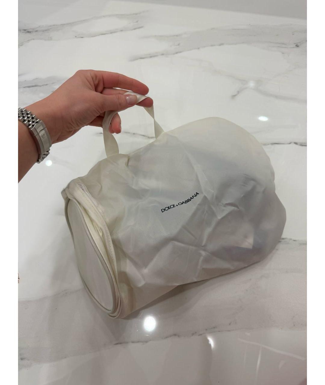 DOLCE&GABBANA Черные текстильные кеды, фото 5