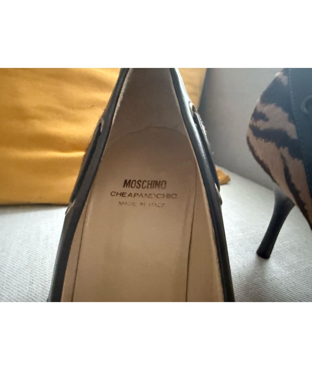 MOSCHINO Мульти туфли, фото 6