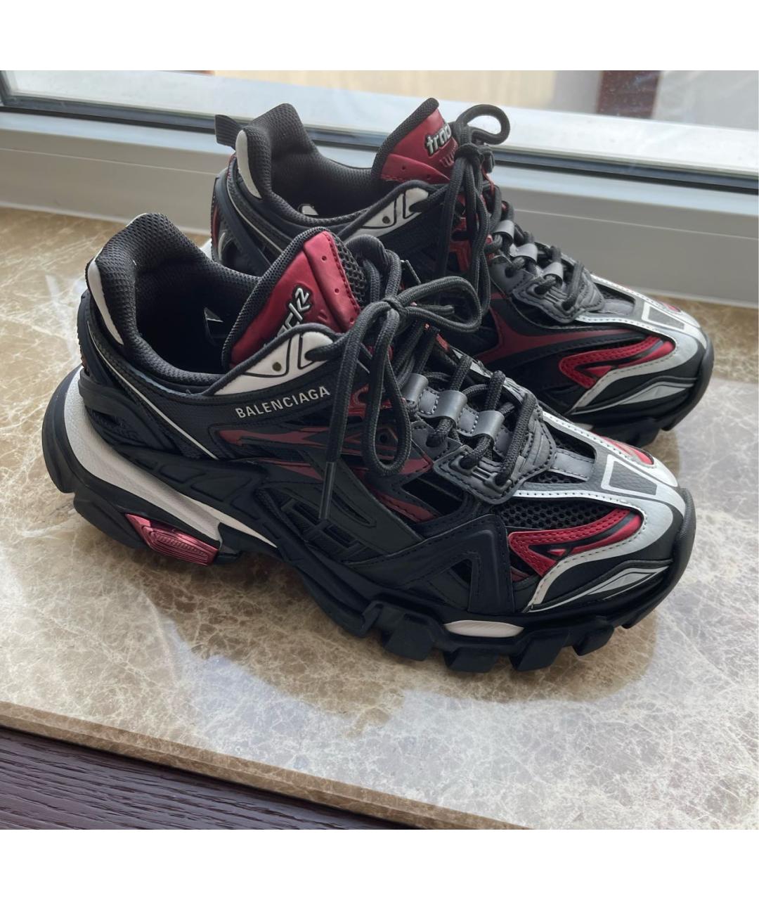 BALENCIAGA Мульти кожаные кроссовки, фото 6