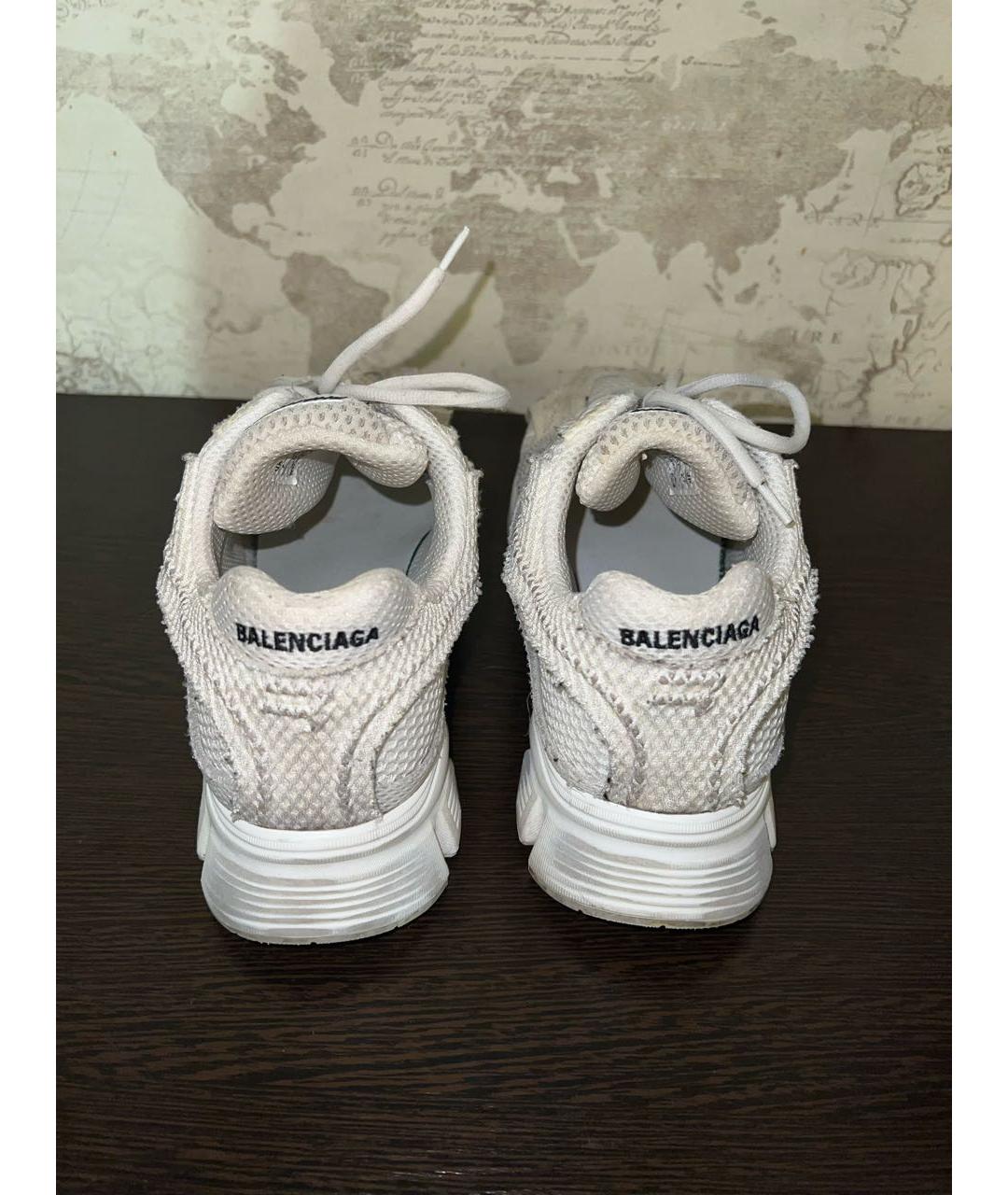 BALENCIAGA Серые низкие кроссовки / кеды, фото 4