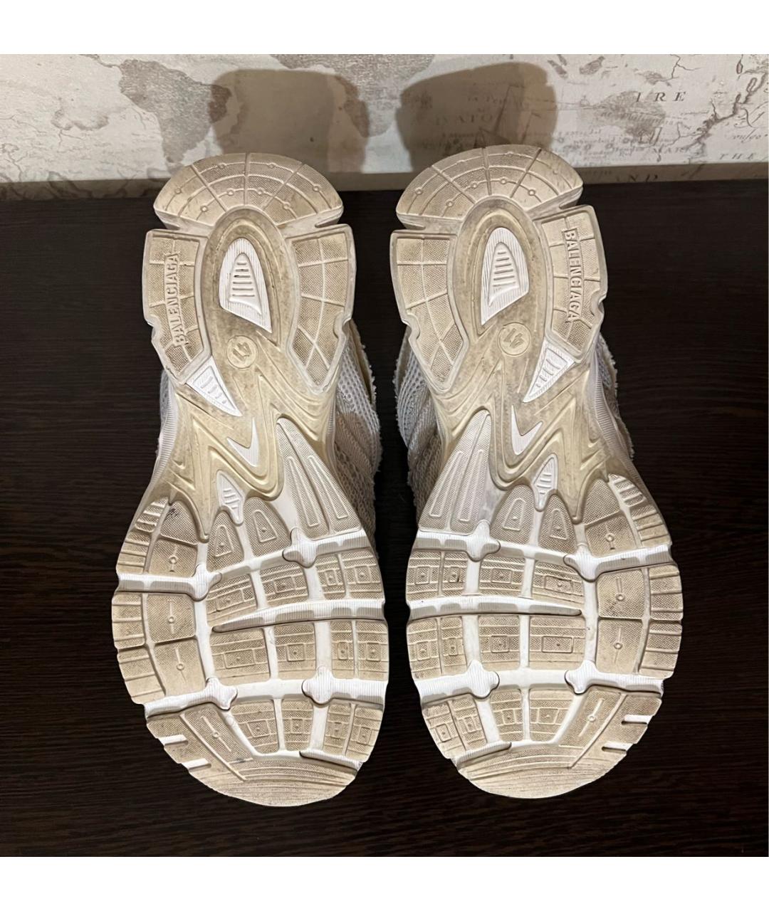 BALENCIAGA Серые низкие кроссовки / кеды, фото 7