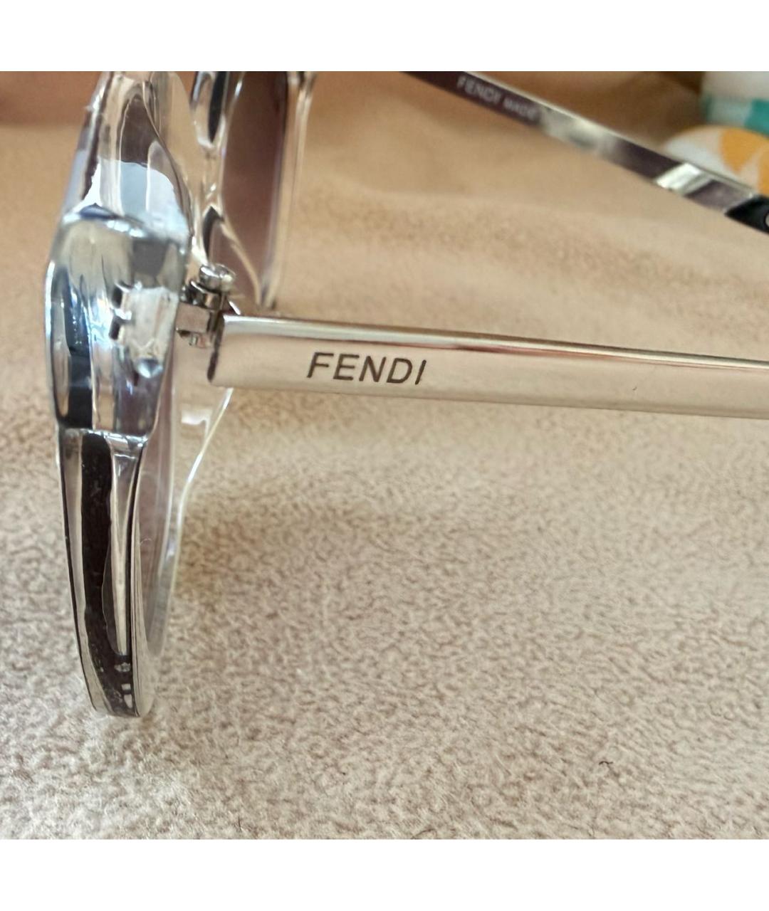 FENDI Мульти пластиковые солнцезащитные очки, фото 3