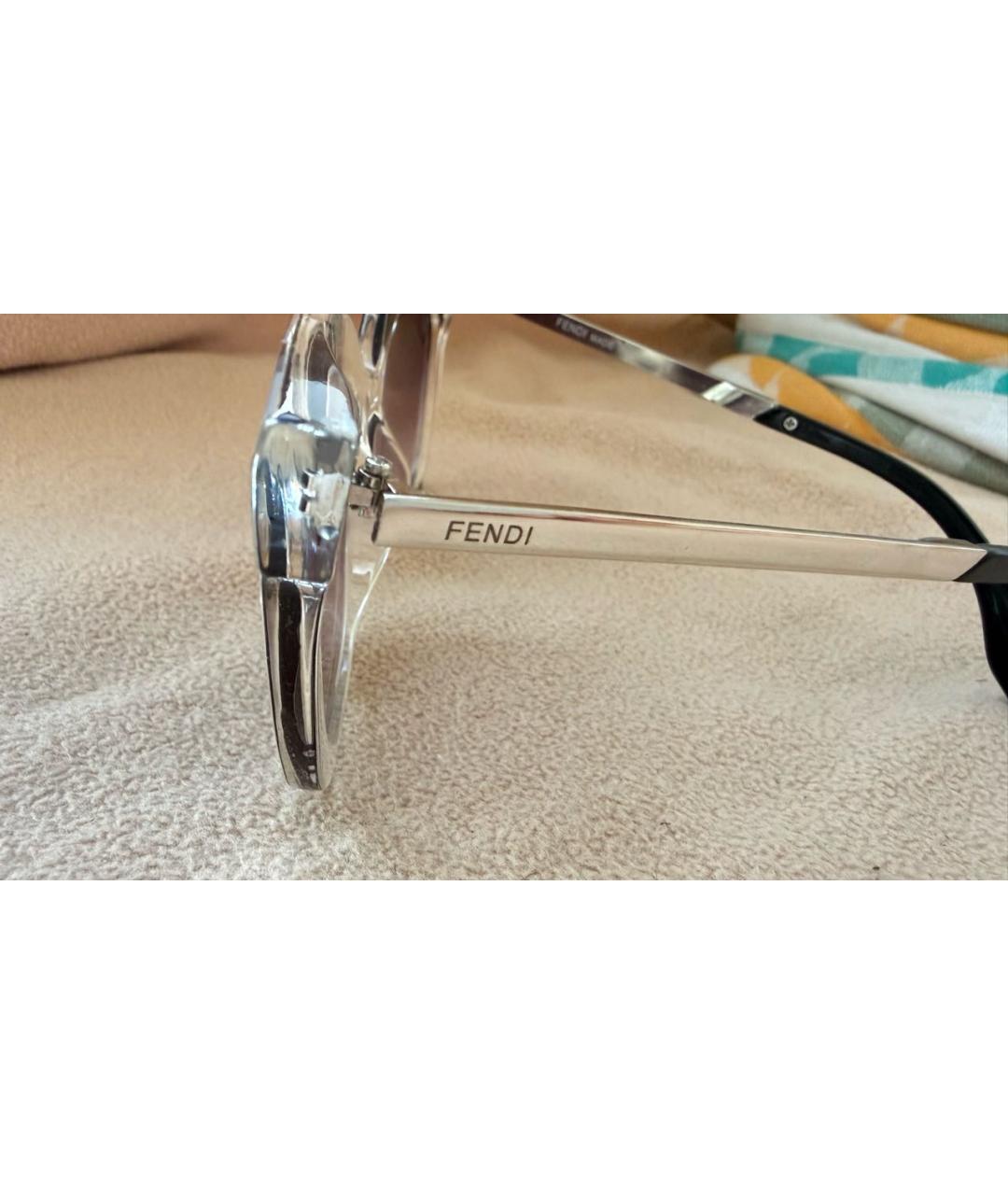 FENDI Мульти пластиковые солнцезащитные очки, фото 2