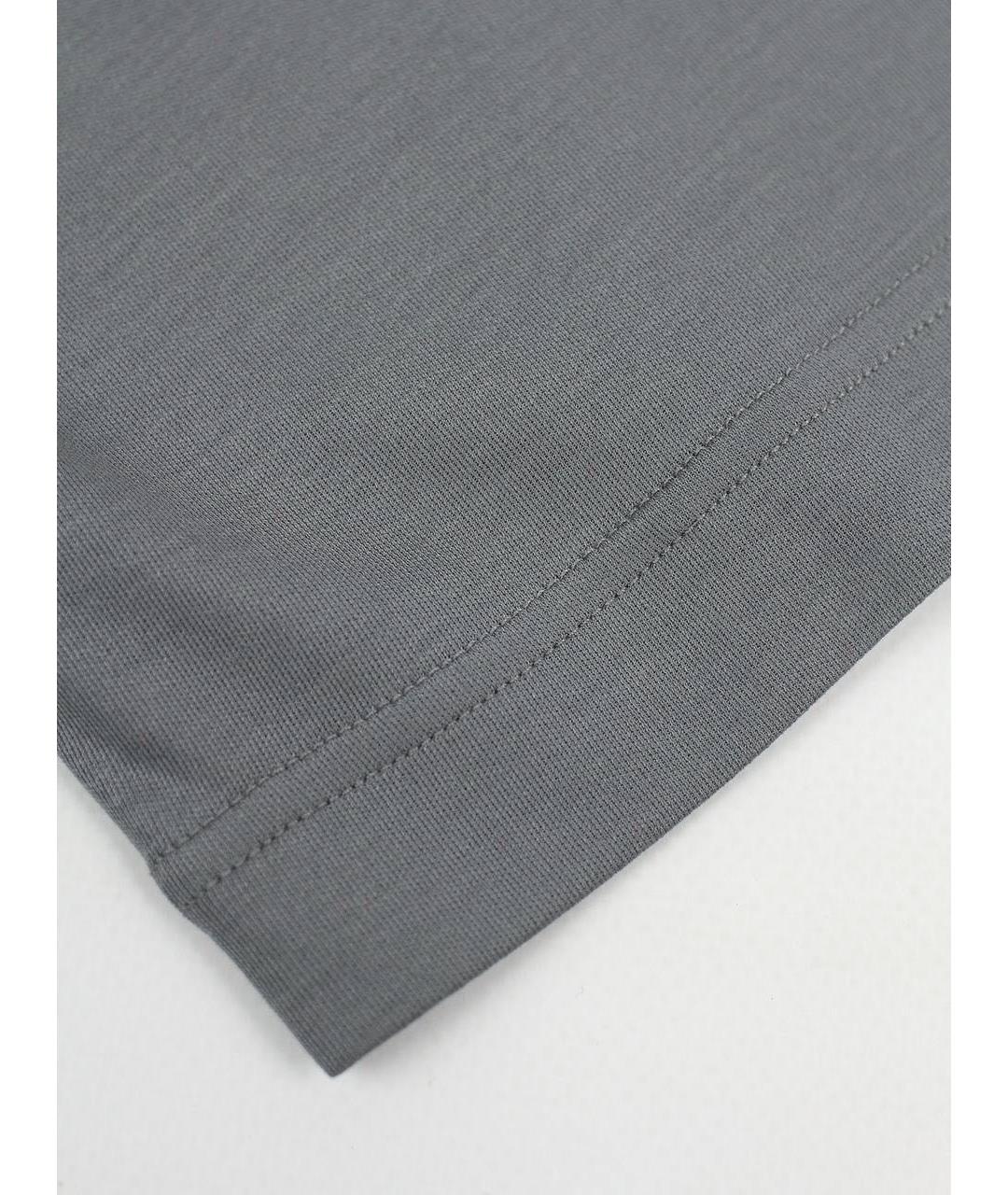 ZILLI Серая хлопковая футболка, фото 8