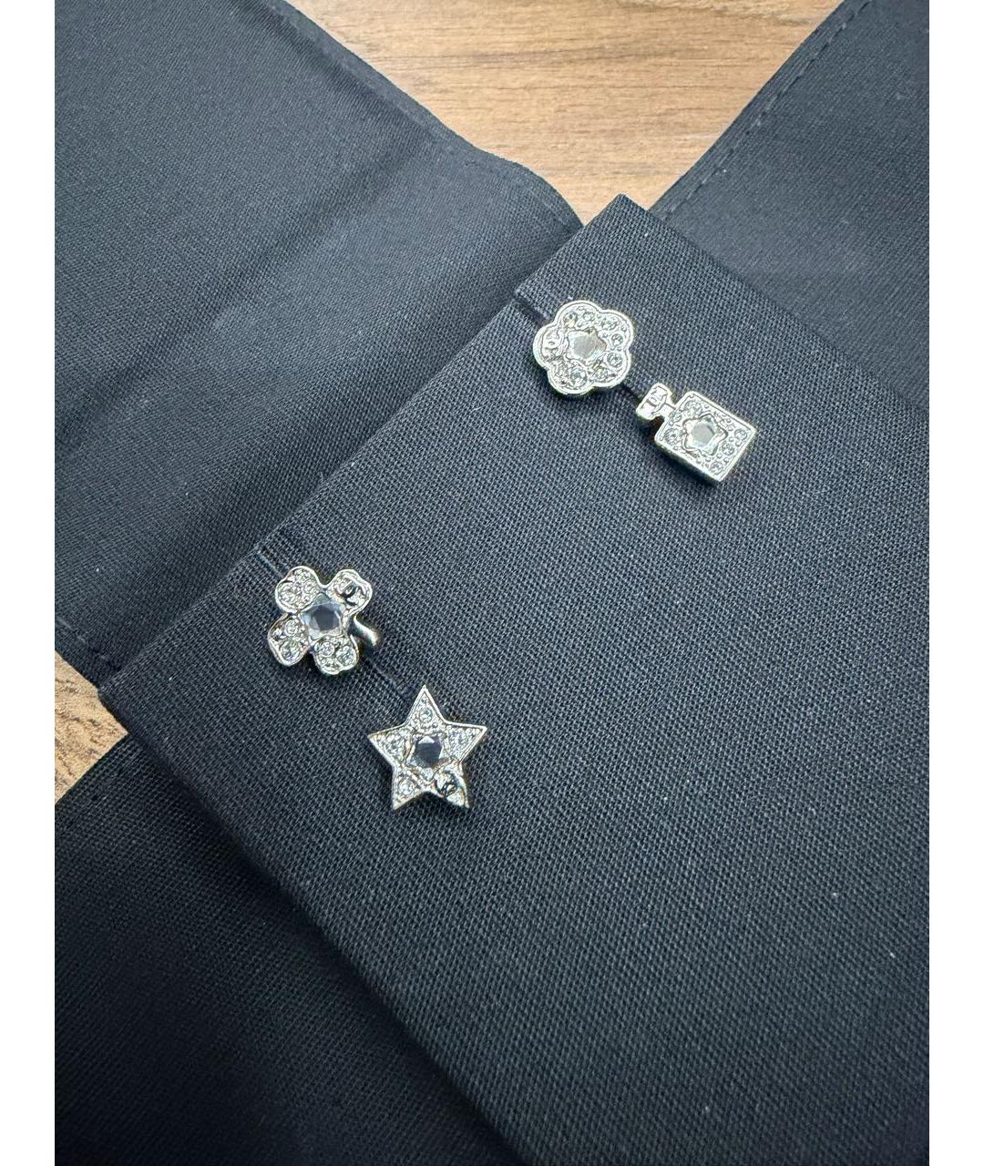 CHANEL Серебряные серьги, фото 3