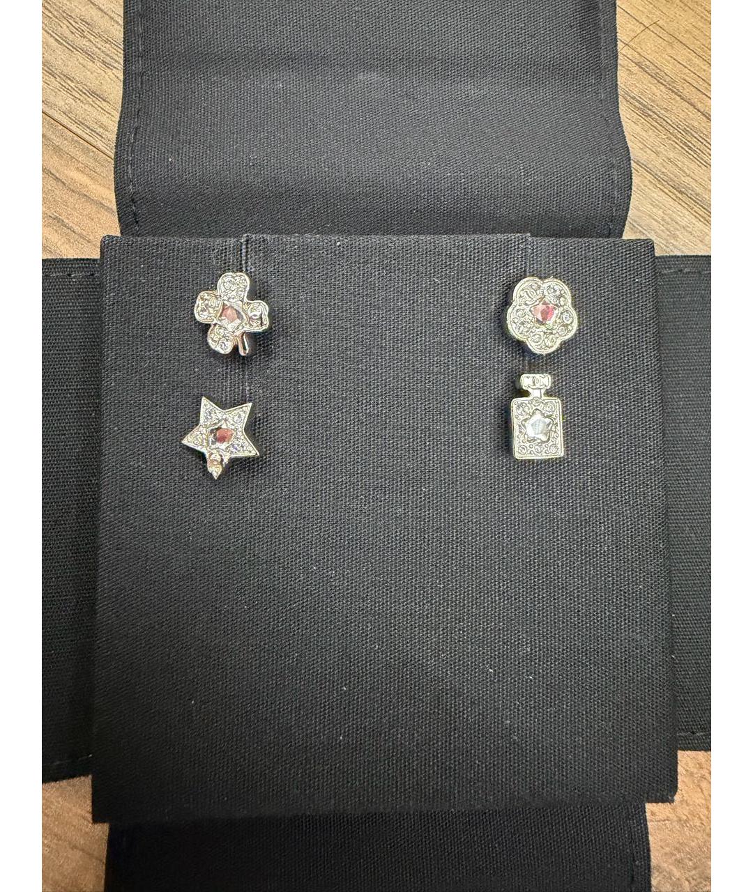 CHANEL Серебряные серьги, фото 5