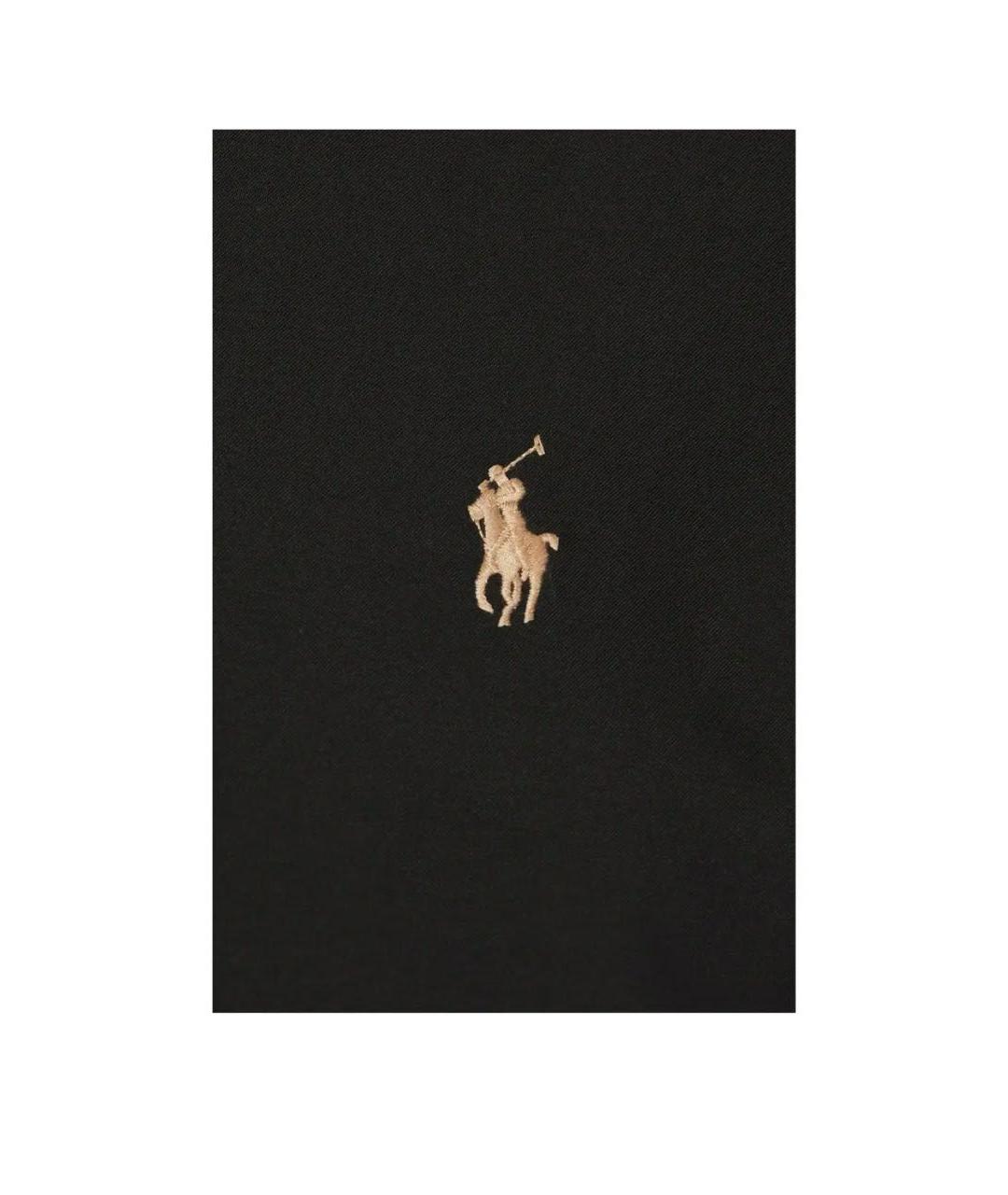 POLO RALPH LAUREN Черная хлопковая куртка, фото 3