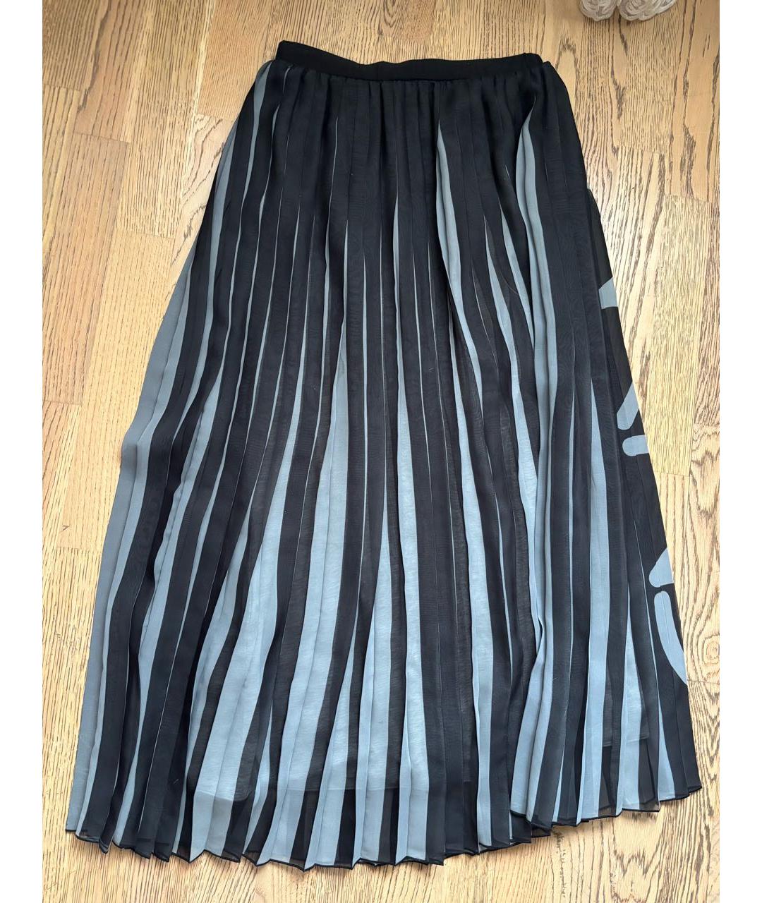 WEEKEND MAX MARA Серая хлопковая юбка макси, фото 2