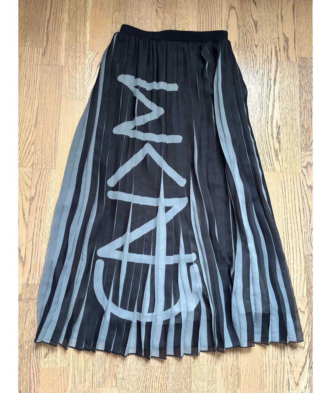 WEEKEND MAX MARA Серая хлопковая юбка макси, фото 7