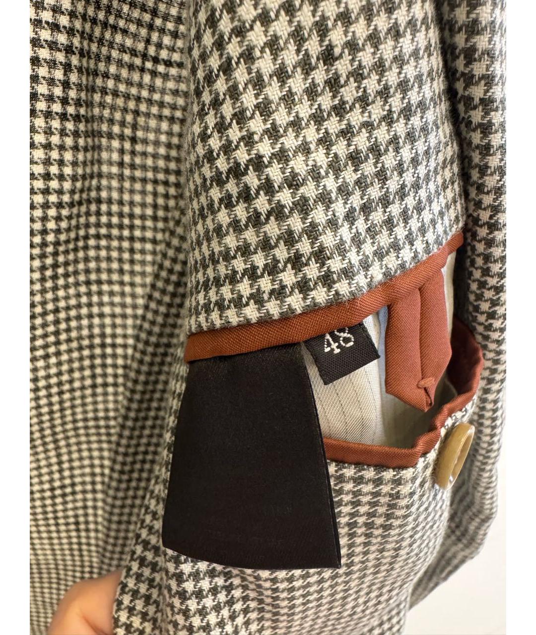 LORO PIANA Серый пиджак, фото 4