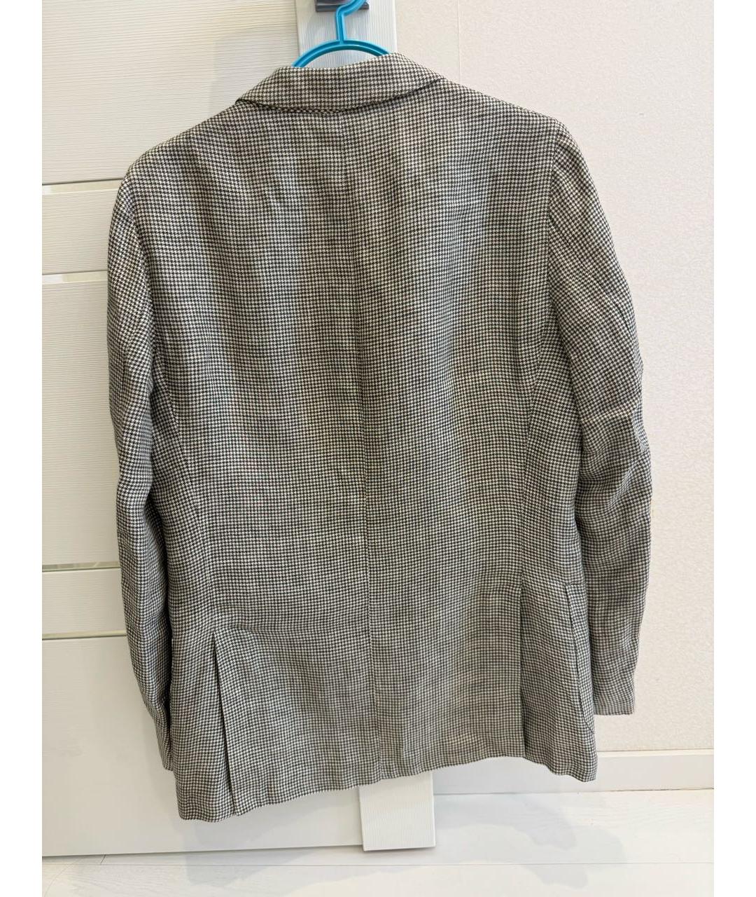 LORO PIANA Серый пиджак, фото 2