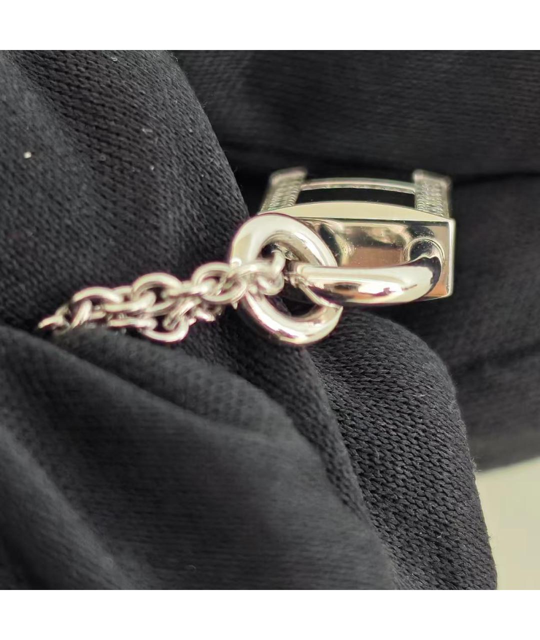 HERMES Серебряное колье из белого золота, фото 4