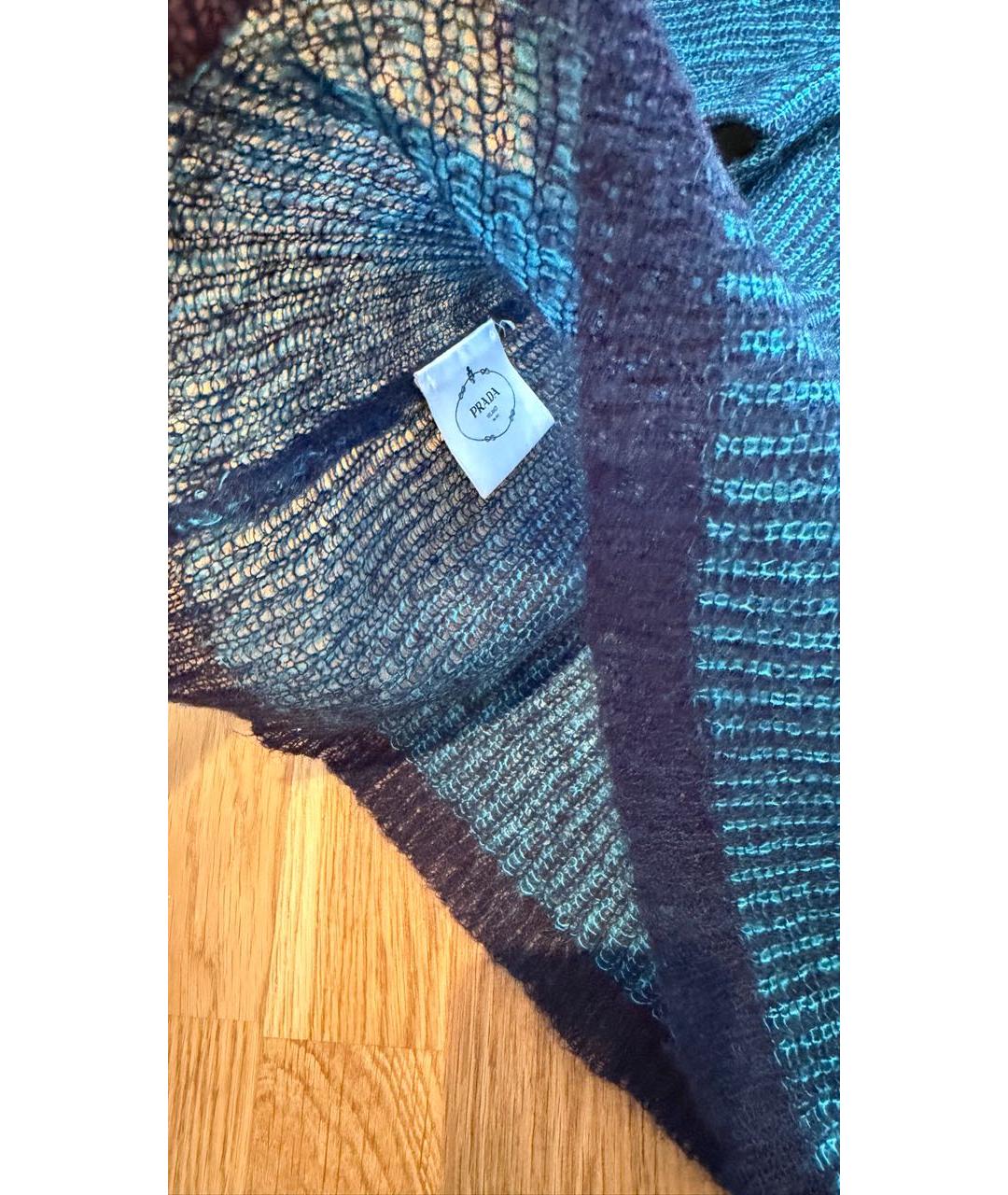 PRADA Бирюзовый джемпер / свитер, фото 4