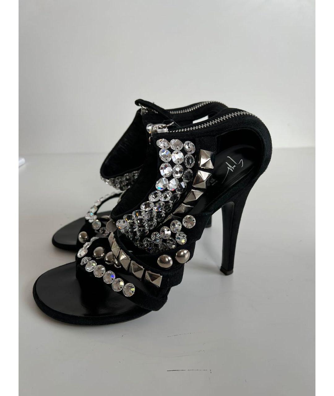 BALMAIN Черные босоножки, фото 3