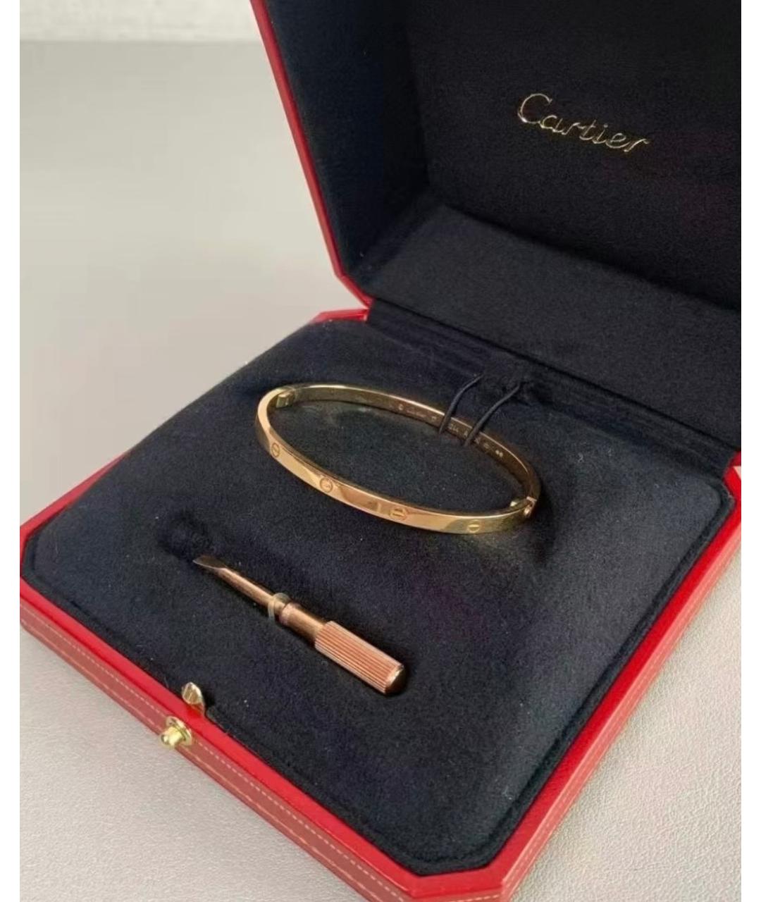 CARTIER Золотой браслет из розового золота, фото 4