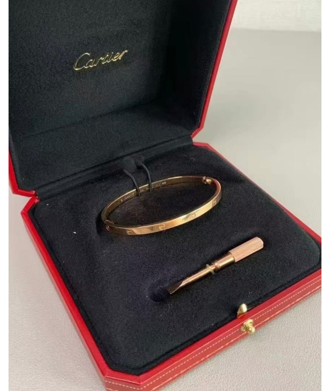 CARTIER Золотой браслет из розового золота, фото 3