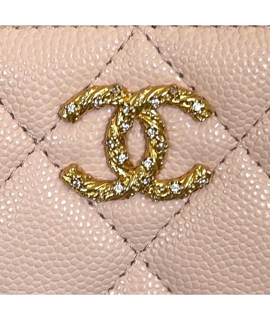 CHANEL Розовая кожаная сумка через плечо, фото 3