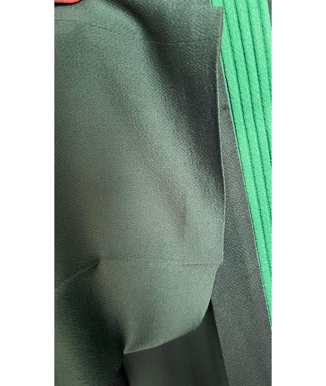VALENTINO Зеленый атласный костюм с брюками, фото 6