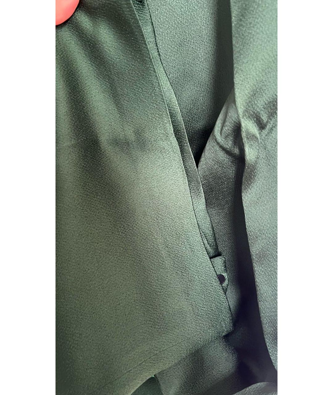 VALENTINO Зеленый атласный костюм с брюками, фото 5