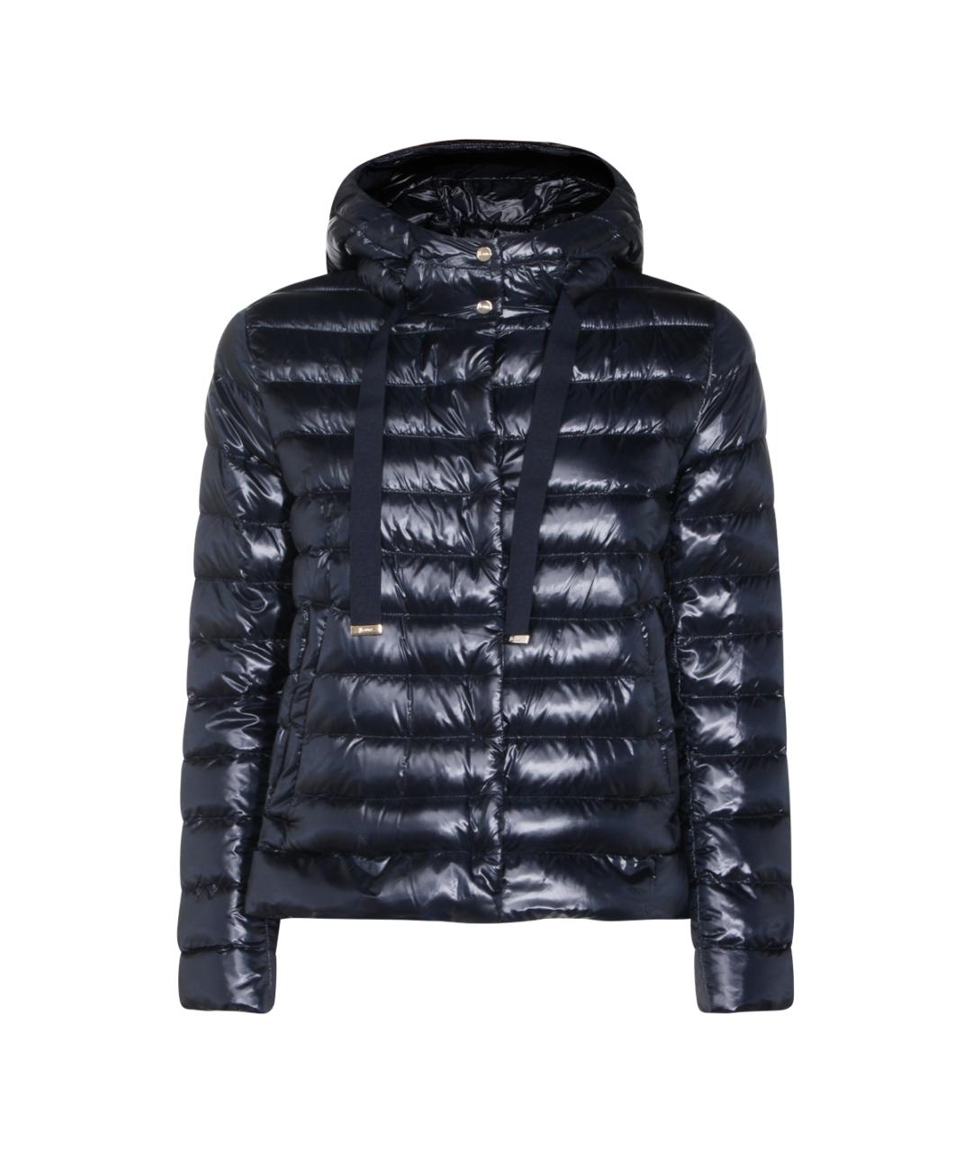 HERNO Темно-синяя куртка, фото 1