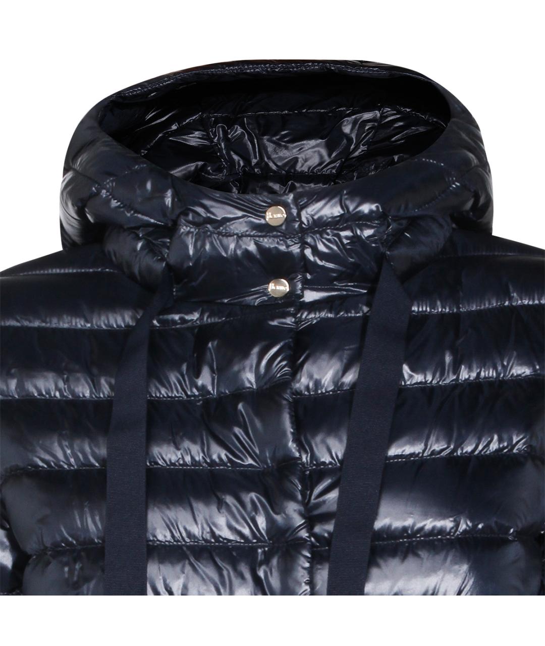 HERNO Темно-синяя куртка, фото 4