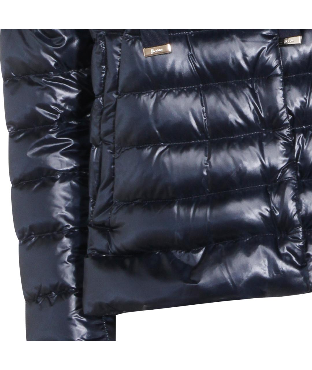 HERNO Темно-синяя куртка, фото 3
