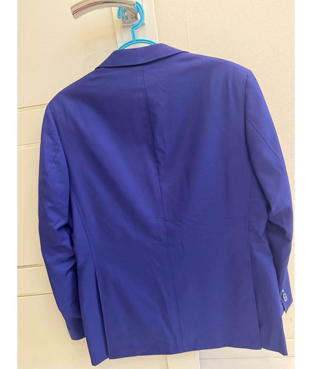 PATRICK TA Синий шерстяной пиджак, фото 2