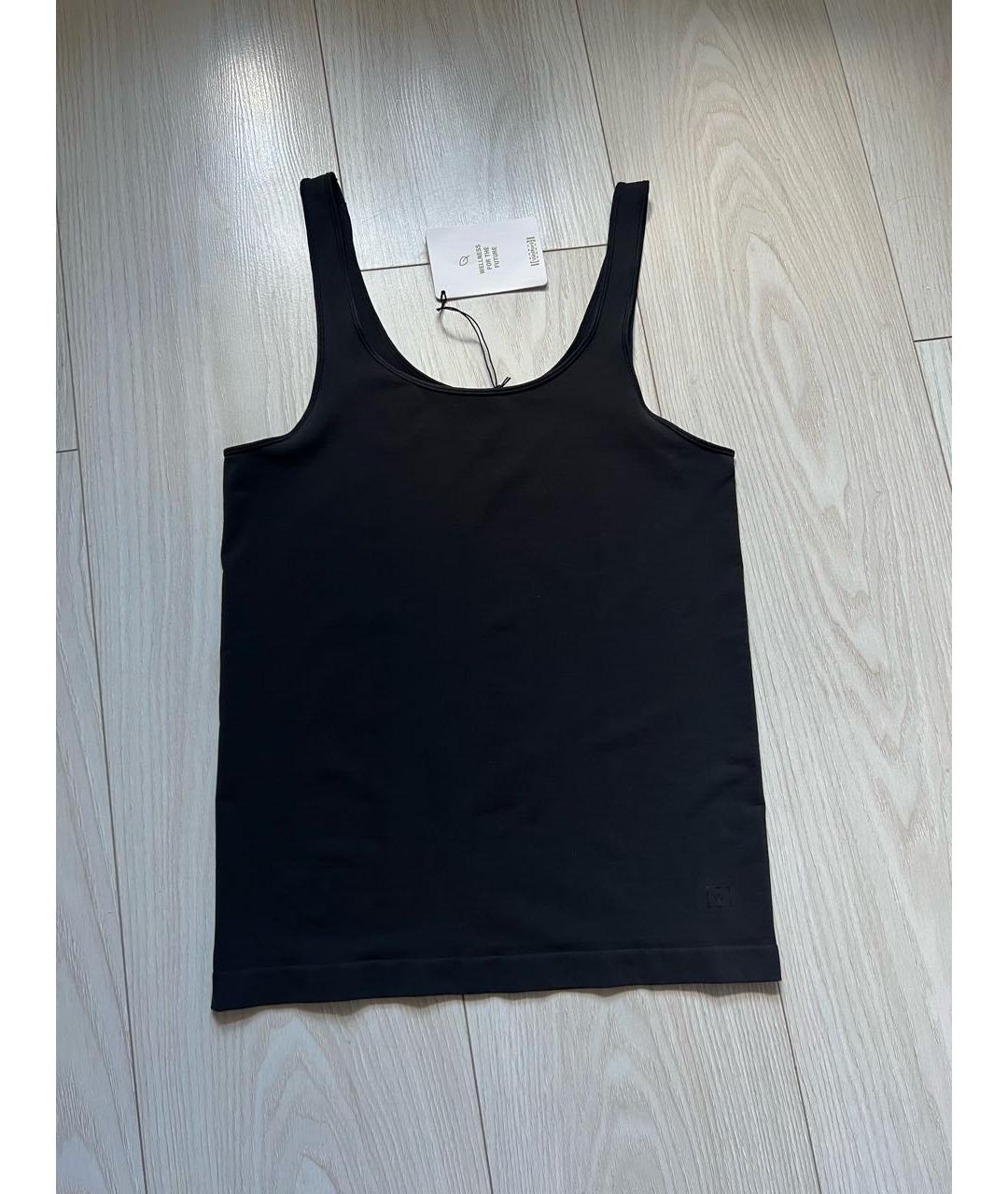 WOLFORD Черная полиамидовая майка, фото 6