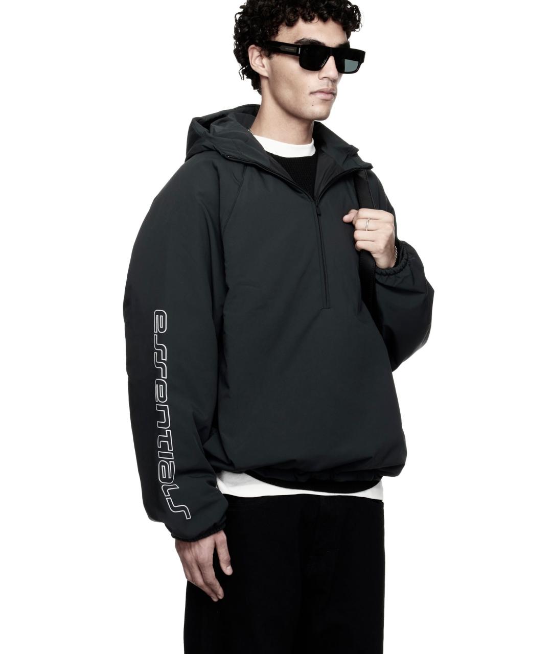 FEAR OF GOD ESSENTIALS Черная полиэстеровая куртка, фото 5