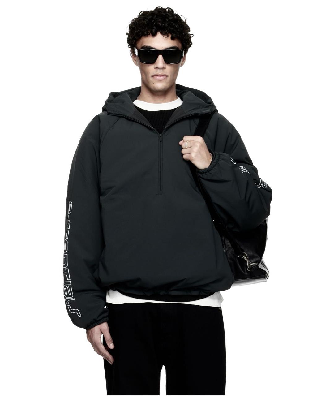 FEAR OF GOD ESSENTIALS Черная полиэстеровая куртка, фото 4