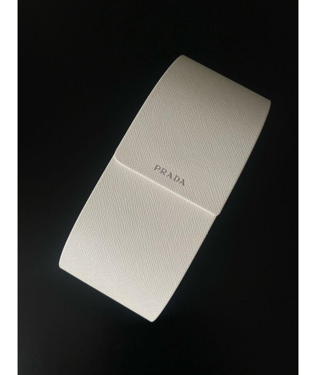 PRADA Черные пластиковые солнцезащитные очки, фото 4