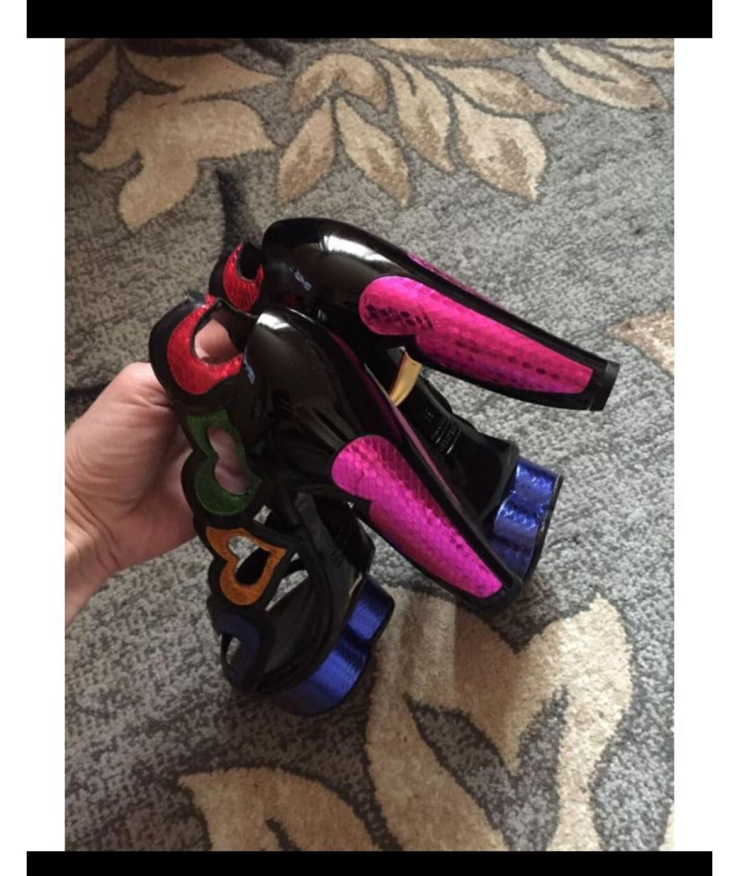 MARC JACOBS Мульти кожаные туфли, фото 4