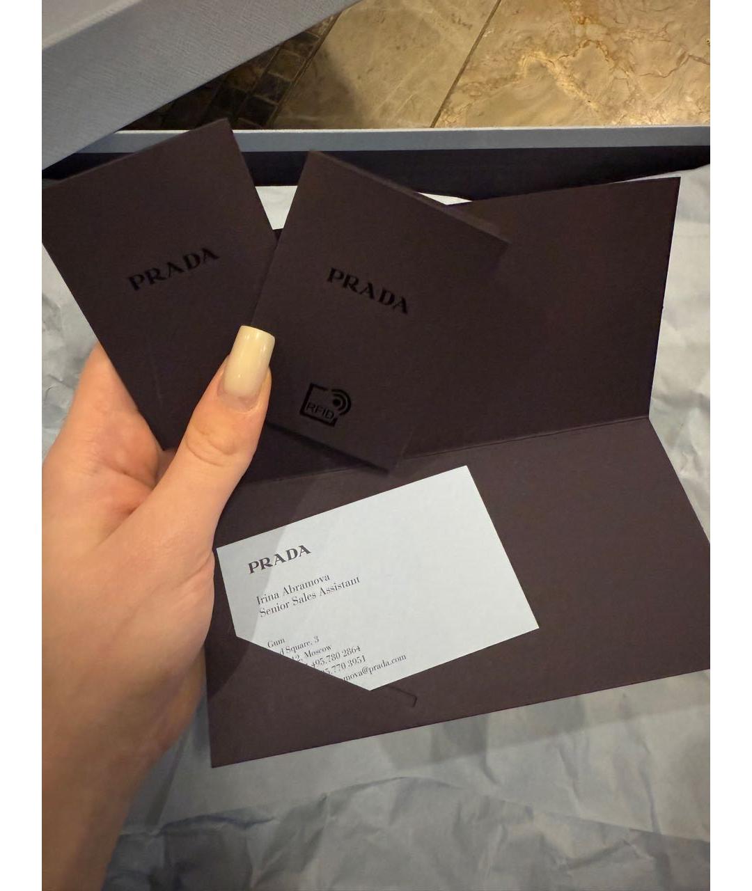 PRADA Хаки кожаные ботинки, фото 6