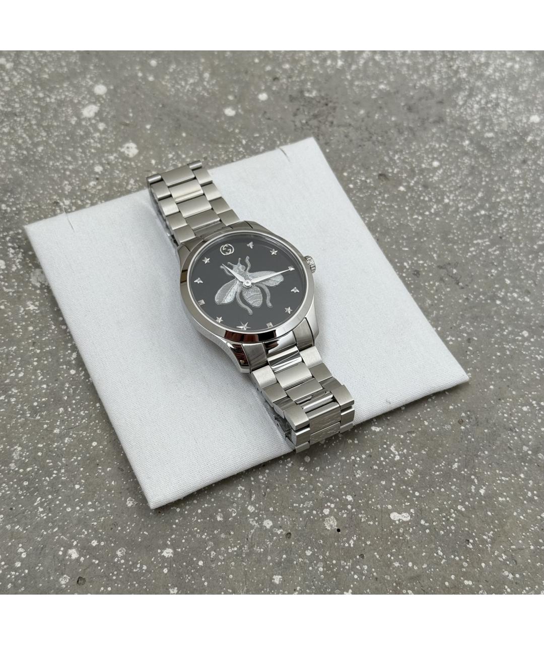 GUCCI Серебряные часы, фото 3