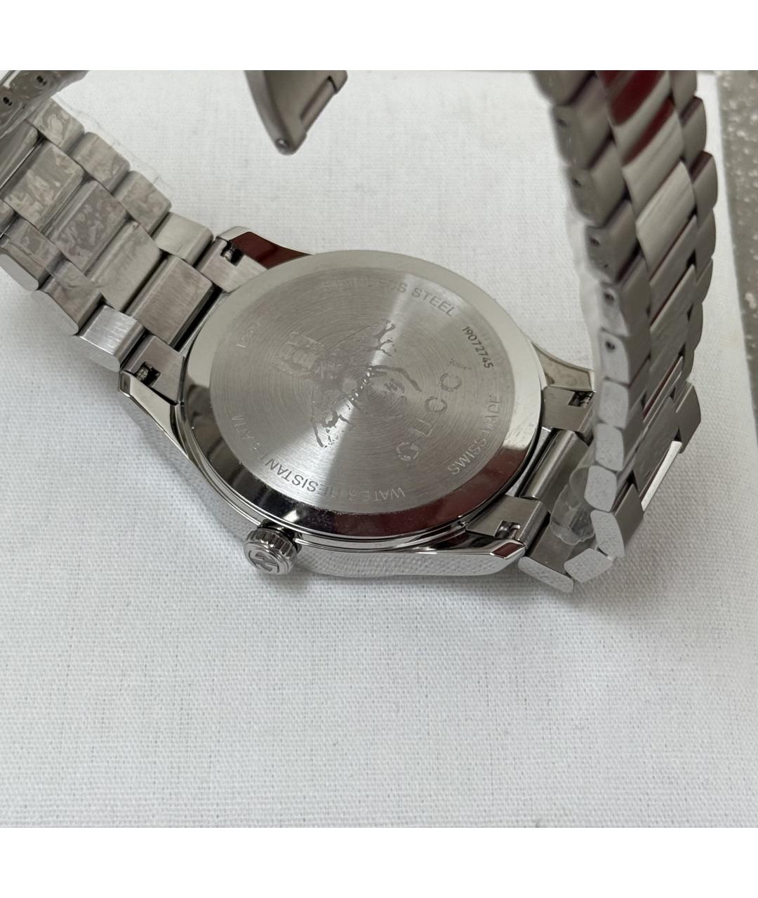 GUCCI Серебряные часы, фото 6