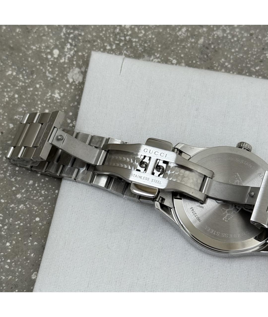GUCCI Серебряные часы, фото 5