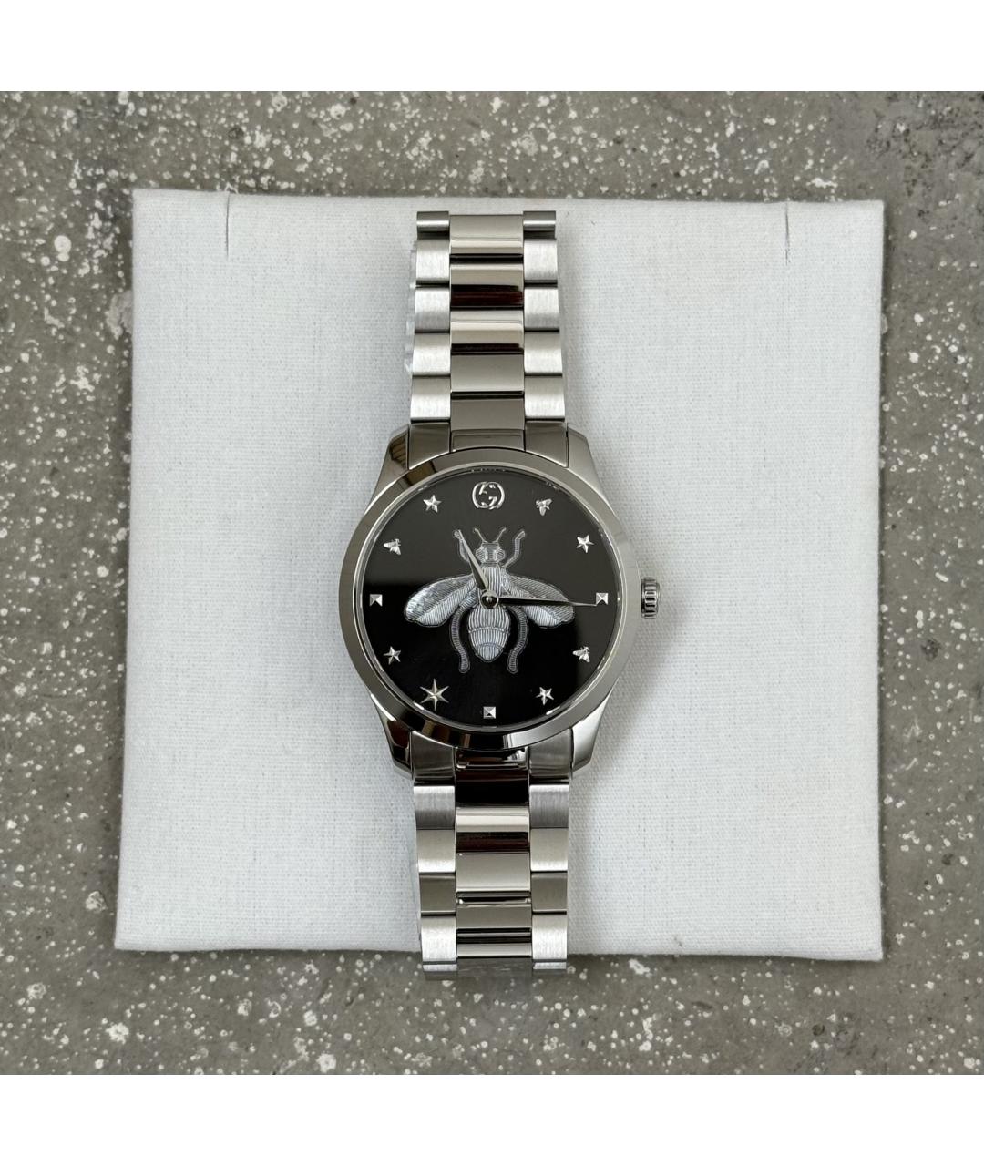 GUCCI Серебряные часы, фото 10