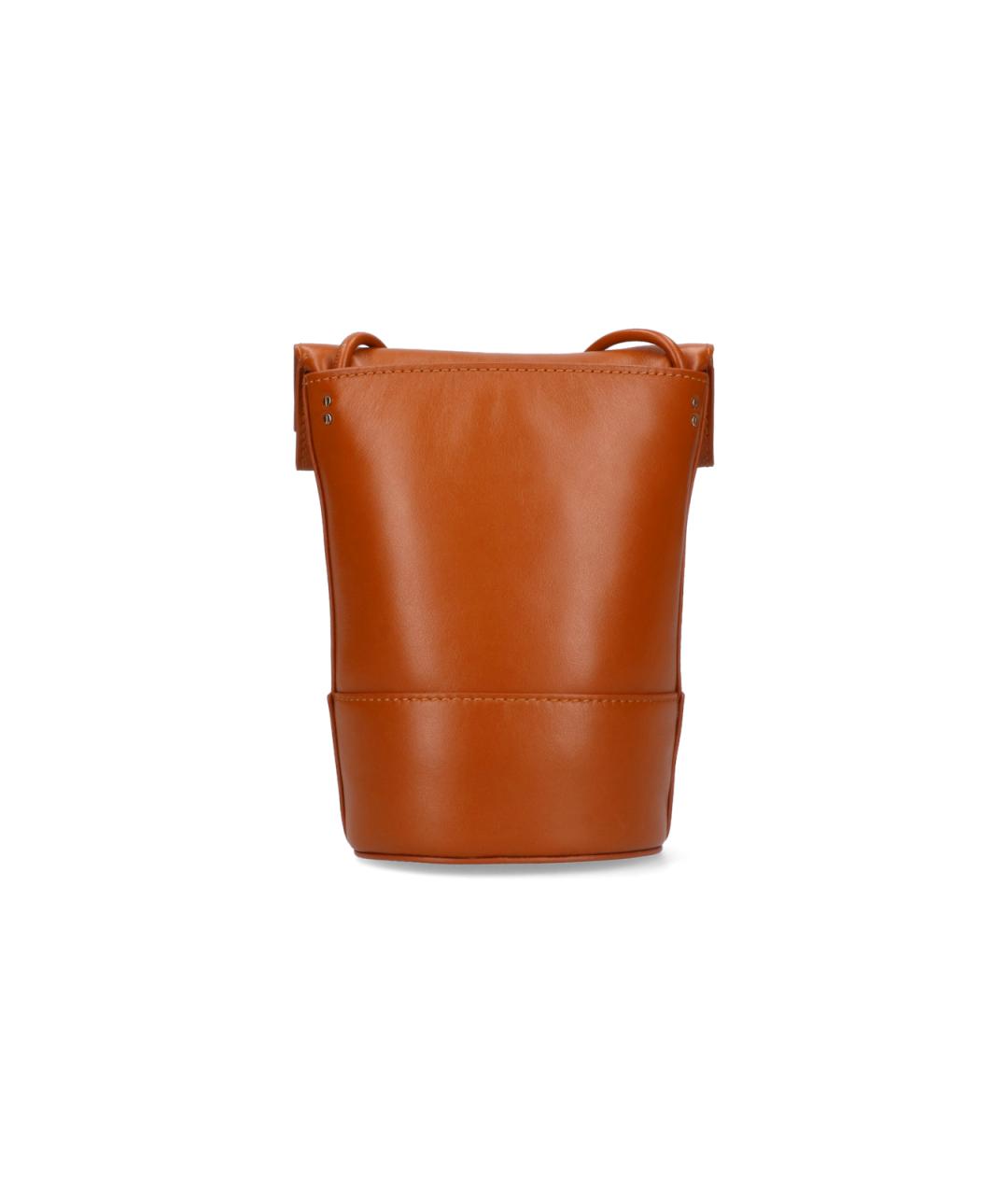 CHLOE Коричневая кожаная сумка через плечо, фото 3