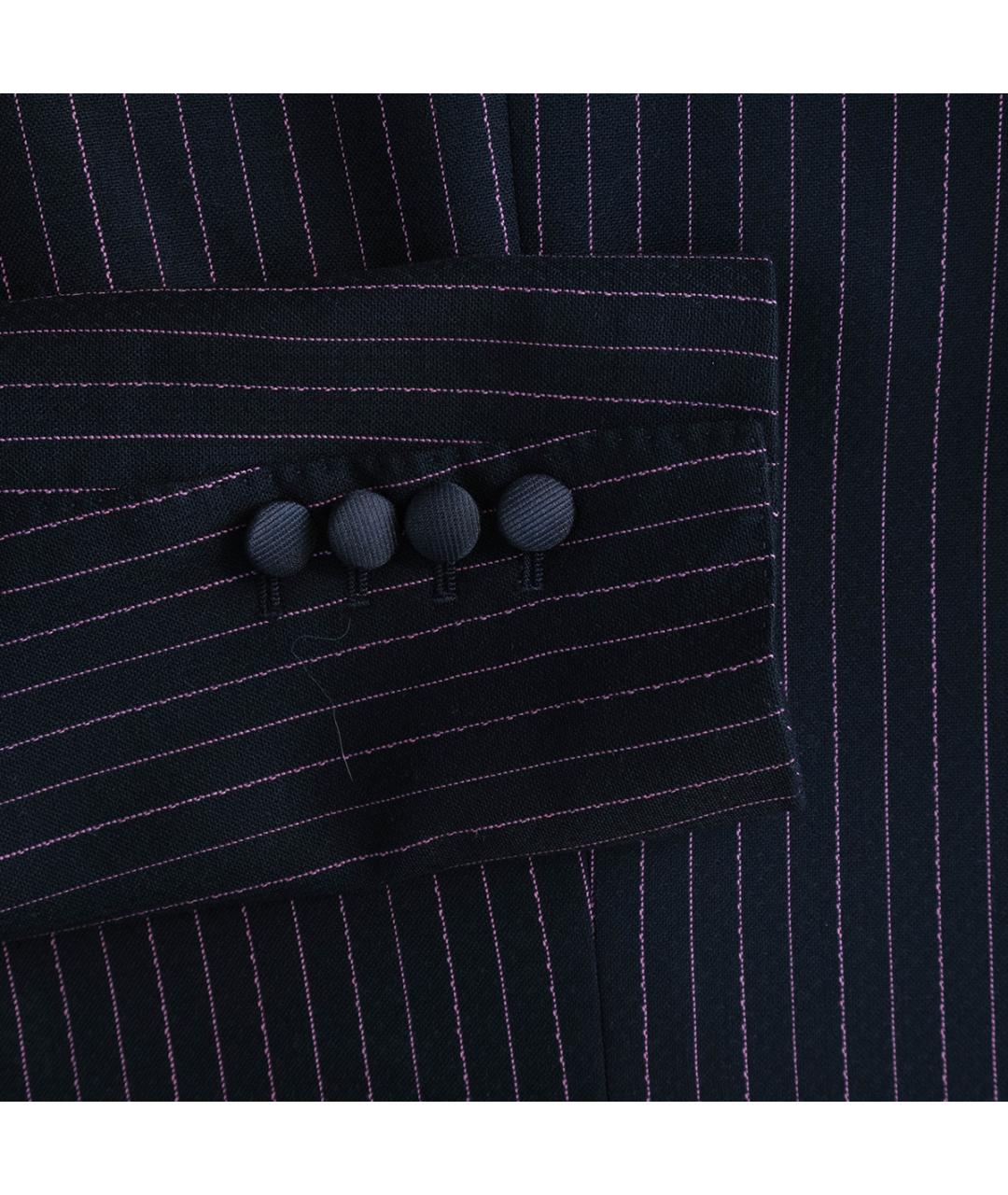 DOLCE&GABBANA Черный шерстяной костюм с брюками, фото 8